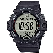 【CASIO】超個性大錶徑10年電力數位電子錶-黑(AE-1500WH-1A)