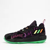 Adidas Dame 7 Extply GCA [H67750] 男女 籃球鞋 運動 訓練 緩震 里拉德 愛迪達 黑紫 26cm 黑/綠