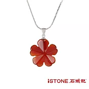 石頭記 水晶項鍊-幸福花語-3色選 紅瑪瑙