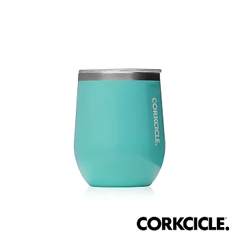 美國CORKCICLE Gloss系列三層真空啜飲杯/保冰啤酒杯/保溫杯340ml-土耳其藍