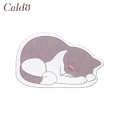 【Caldo卡朵生活】趴睡貓咪珪藻土吸水杯墊/置物墊 牛奶貓