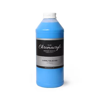 [時代中西畫材]澳洲Chroma 學生級壓克力 Chromacryl Acrylic流動畫/流體畫 鈷藍(HUE)