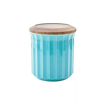 日本 ORIGAMI Canister 陶瓷保鮮罐 土耳其藍