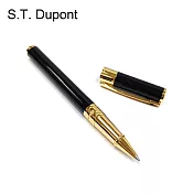 【S.T.Dupont 都彭】D-Initial系列黑桿金夾鋼珠筆(262202)