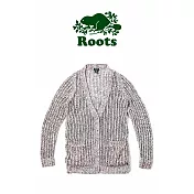 Roots 愛緹安針織外套-淺灰 L 淺灰
