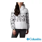 Columbia 哥倫比亞 女款- Omni-Heat 鋁點保暖連帽外套 UWR02970 M 亞規 白色