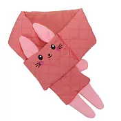 Lemonkid-卡通動物圍巾-粉色兔子