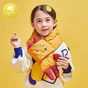 Lemonkid-卡通動物圍巾-姜黃狐狸