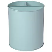 《NOW》3格圓形餐具收納筒(水藍) | 餐具桶 碗筷收納筒