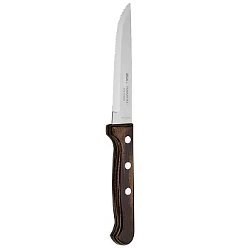 《Vega》Picanha三鉚接牛排刀(棕23.5cm) | 西餐刀 餐刀 鐵板刀