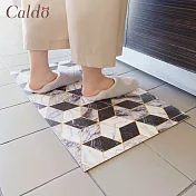 【Caldo卡朵生活】黑鑽迷境PVC防水防油廚房地墊