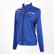 Yonex [27011TR066] 女 外套 運動 休閒 訓練 立領 吸濕 排汗 速乾 透氣 輕量 保藍 M 藍