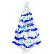 台灣製10呎/10尺 (300cm)特級白色松針葉聖誕樹 (藍銀色系配件)(不含燈)(本島免運費)