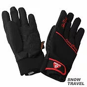 雪之旅 SKI-DRI防水透氣科技保暖棉手套 L 黑
