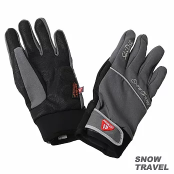 雪之旅 SKI-DRI防水透氣科技保暖棉手套 L 灰
