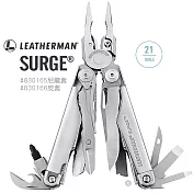 美國 Leatherman Surge 多功能工具鉗 (#830165黑尼龍套 ) 尖嘴鉗 21種工具