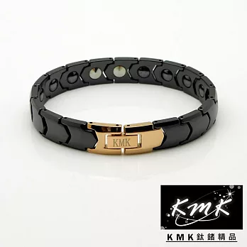 KMK鈦鍺精品【精密陶瓷】磁鍺健康黑手鍊(CE-01)