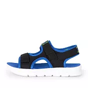 Skechers C-flex Sandal 2.0 [400042LBBLM] 中童鞋 運動 拖鞋 涼鞋 透氣 黑 藍 22 黑/藍