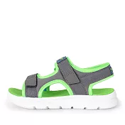 Skechers C-flex Sandal 2.0 [400042LCCLM] 中童鞋 運動 拖鞋 涼鞋 透氣 灰 綠 21 灰/綠