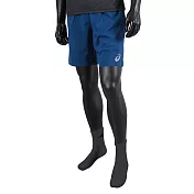Asics Shorts [2033B130-401] 男 短褲 運動 訓練 休閒 輕量 舒適 透氣 台製 藍 XL 藍