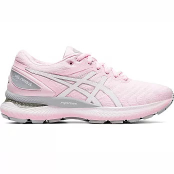 Asics Gel-nimbus 22 [1012A587-700] 女鞋 慢跑 運動 休閒 支撐 緩衝 亞瑟士 粉白 23cm 粉紅/白