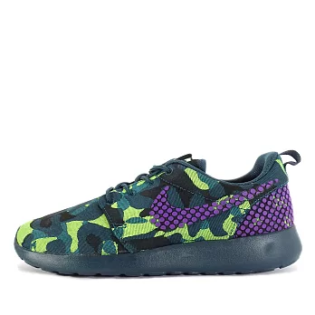 WMNS Nike Roshe One PREM Plus [807614-453] 女鞋 運動 休閒 綠 紫 22.5cm 綠/紫