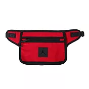 Nike Waistpack [9A0331-R78] 腰包 肩背 斜背 多夾層 收納 貼身 休閒 潮流 紅 FREE 紅/黑