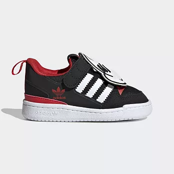 Adidas Forum 360 I [S29240] 小童 休閒鞋 DISNEY 米奇 魔鬼氈 輕量 舒適 愛迪達 黑 12.5 黑/紅