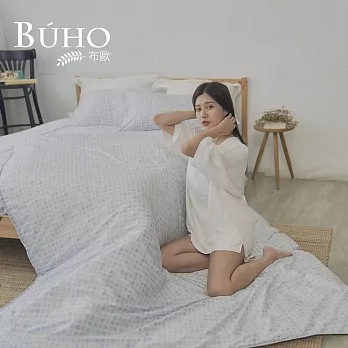 《BUHO》天絲萊賽爾雙人加大三件式床包枕套組 《浮夢流光》