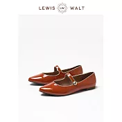 【U】Lewis Walt-尖頭豹紋瑪麗珍鞋 太陽桔
