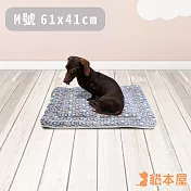 貓本屋 法藍絨加厚寵物保暖毯(M號/61x41cm) 藏青小星