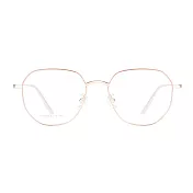 【大學眼鏡-配到好】韓版學院風復古金光學眼鏡 HY6249C4 金