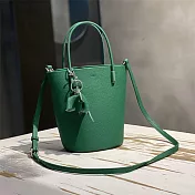 O-ni O-ni新款高級真皮牛皮時尚母子水桶包(bag-518) 綠色