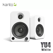 Kanto YU4 藍牙立體聲書架喇叭- 白色款