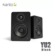 Kanto YU2 立體聲書架喇叭- 黑色款
