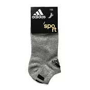 Adidas PER G M INV T3P [AB1683] 踝襪 隱形襪 透氣 舒適 彈性 男女 灰 S 灰/黑
