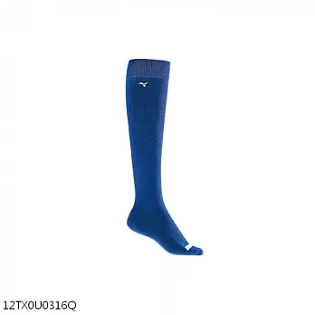 Mizuno Sock [12TX0U0316Q] 長統襪 棒壘襪 少年 背號窗 毛巾底 耐磨 運動 20-23cm 藍 FREE 藍