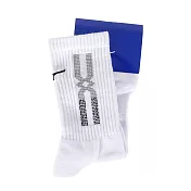 Mizuno Socks [32TX100809] 男襪 中筒襪 運動 休閒 厚底 排球 台灣製 25-27cm 白黑 FREE 白/黑