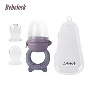 BeBeLock 奶嘴水果棒-紫小豬