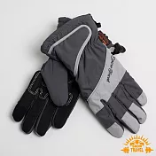 雪之旅 英國SKI-DRI 防水透氣超薄型手套(可觸控) M 灰