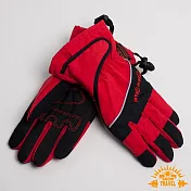 雪之旅 英國SKI-DRI 防水透氣超薄型手套(可觸控) M 紅