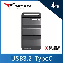 TEAM 十銓 T-FORCE M200 狙擊者 Portable 4TB 外接SSD USB3.2 Gen2 外接式固態硬碟