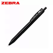 ZEBRA SARASA R 鋼珠筆 0.5黑桿黑色