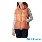 Columbia 哥倫比亞 女款 - Omni-Heat 鋁點保暖連帽<BR>背心  UWR02980 XS 亞規 泰奶色