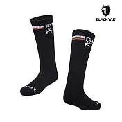 【BLACKYAK】BAC羊毛中筒襪 (黑色)-四季 登山必備 中筒襪 健行襪 羊毛襪 |BYAB2NAC0295 24 黑色