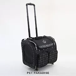 【PET PARADISE】寵物用品─外出拉桿包 四輪 王冠 M
