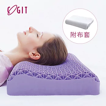 【日本COGIT】透氣雙層蜂巢式肩頸紓壓安眠枕-附布套