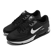 Nike 高爾夫球鞋 Air Max 90 Golf 男鞋 經典鞋款 氣墊 避震 支撐包覆 場內外穿搭 黑白 CU9978002 27cm BLACK/WHITE