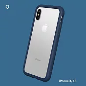 犀牛盾 iPhone X/XS共用 CrashGuard NX模組化防摔邊框殼- 海軍藍