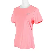 Skechers Shirts [P221W001-00KA] 女 T恤 短袖 棉質 舒適 吸溼 排汗 透氣 粉橘 XL 粉紅